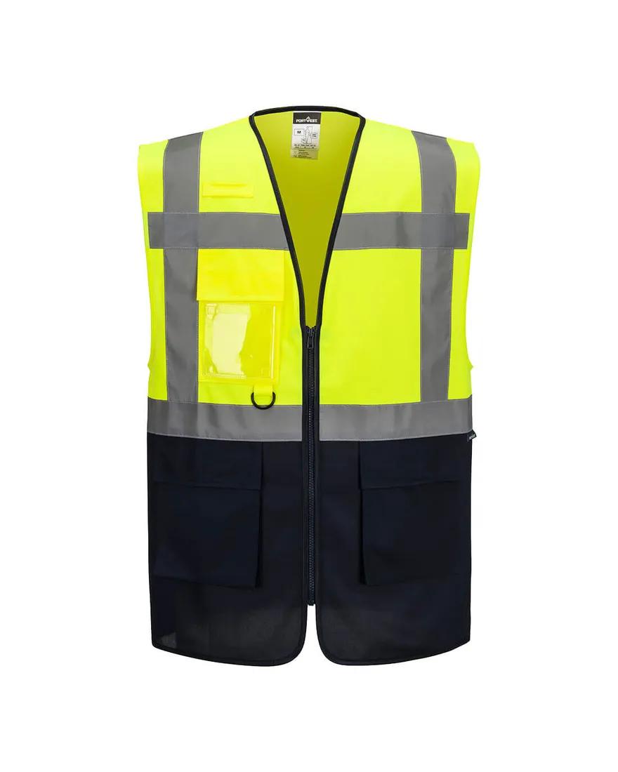 ES1 Essential Executive Vest with Contrasting High Visibility