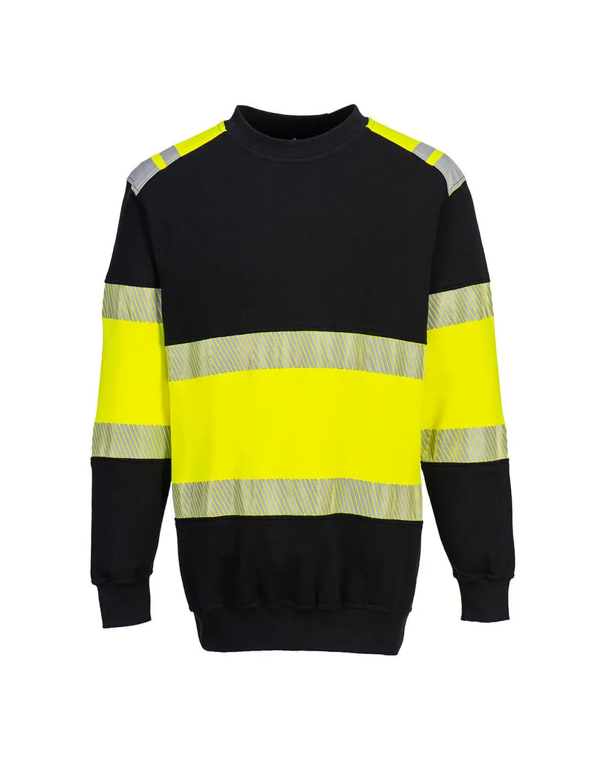 PW3 Modaflame Hi-Vis Class 1 FR Sweatshirt