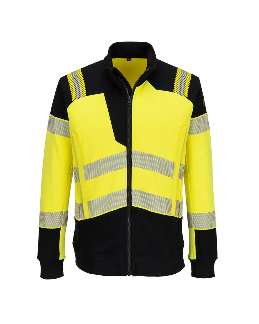 PW3 Modaflame Knit Hi-Vis FR Full Zip Sweatshirt