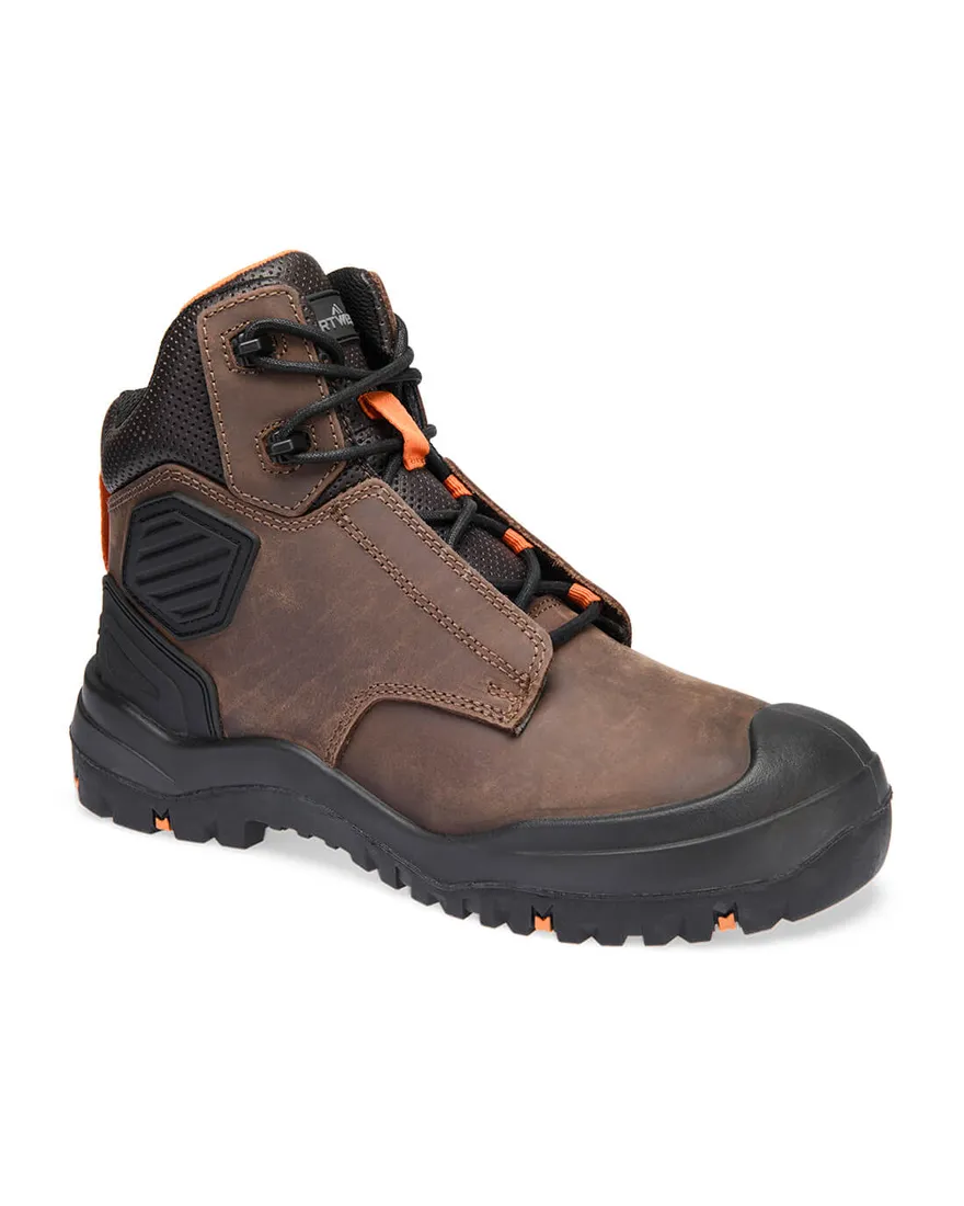 Hohe Lederschutzschuhe mit Stahlkappe S3 SC HRO HI CI LG SR