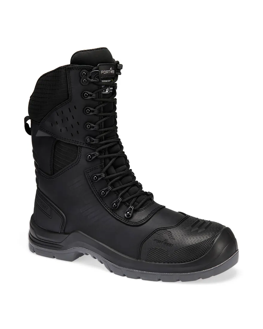 Hohe Stiefel aus Verbundleder S7L ESD HRO LG FO SC CI SR