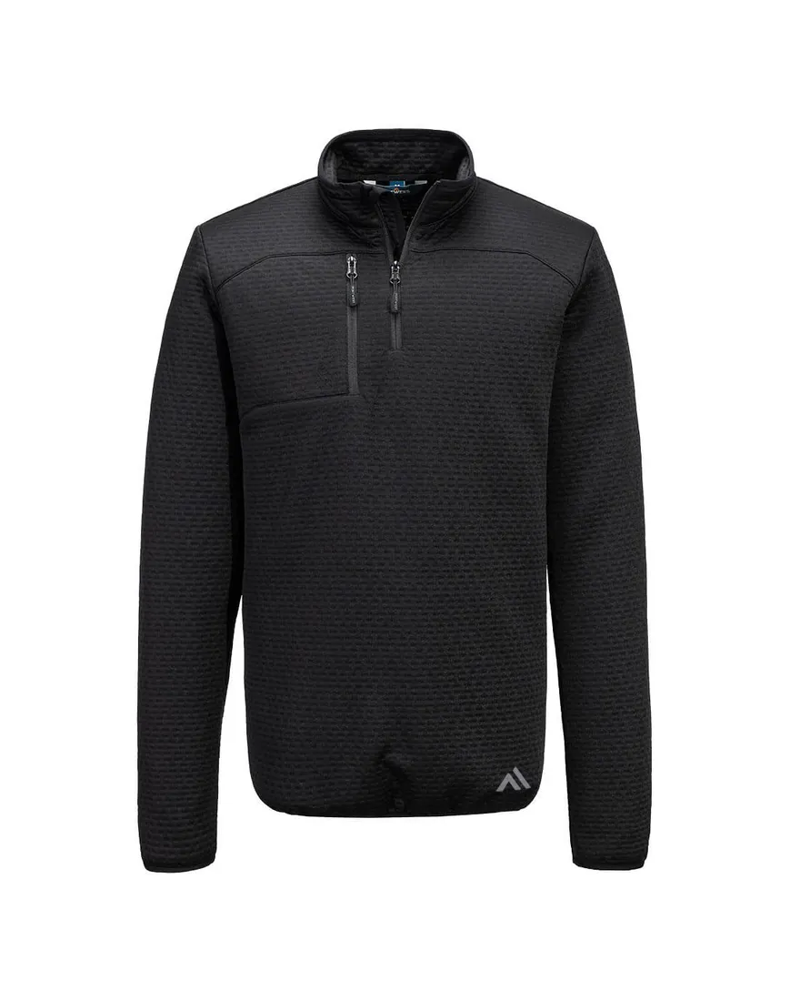 Textured sweatshirt 1/4 zip KX3