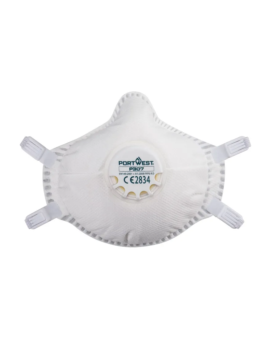 FFP3 Ultimate wiederverwendbare Maske mit Ventil (Packung mit 5 Stück)