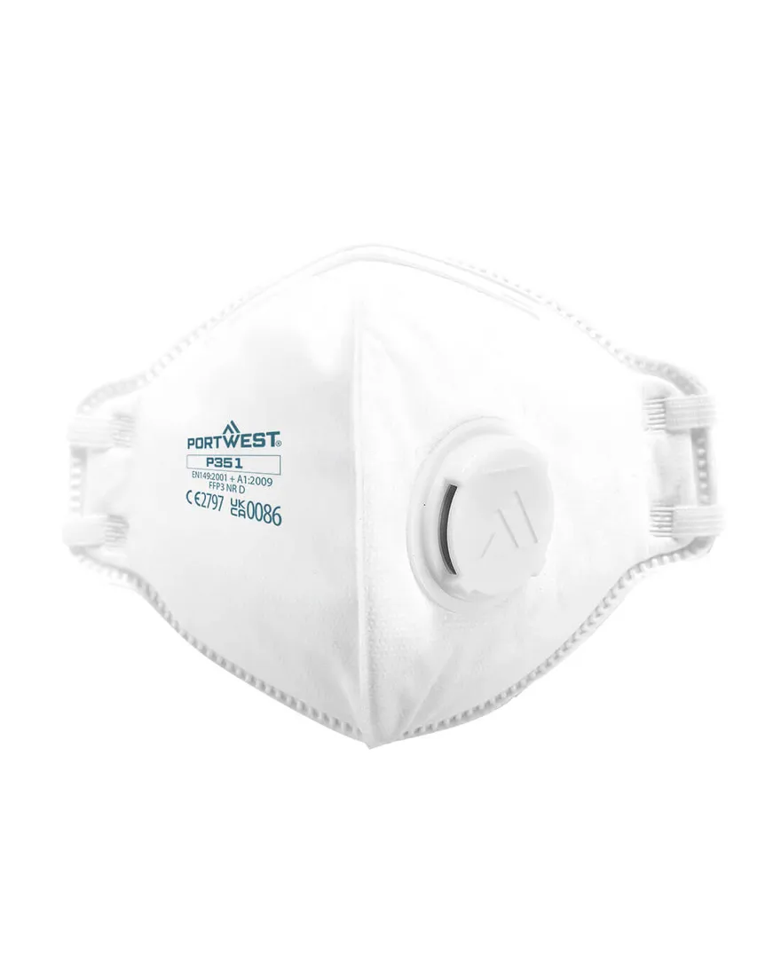 FFP3 Klappmaske mit Ventil DOLOMITE (20 Stück)