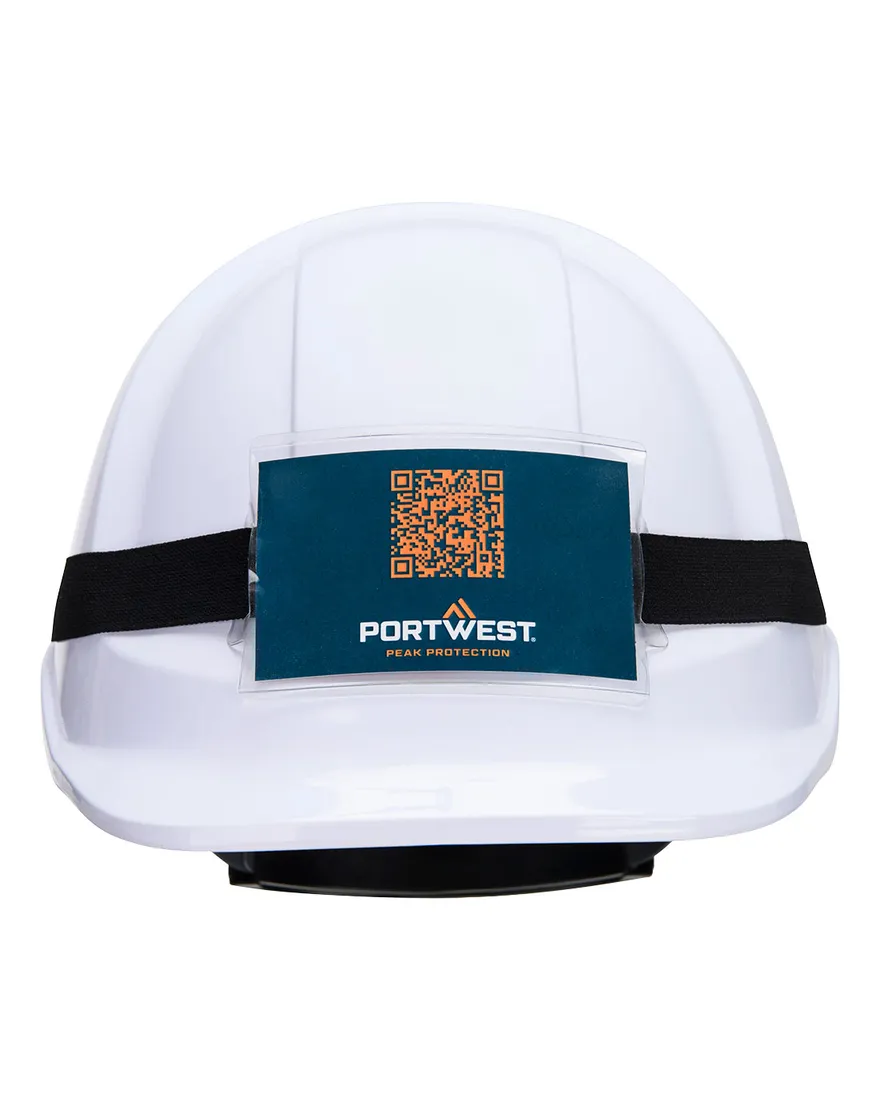 Universele badgehouder voor helm