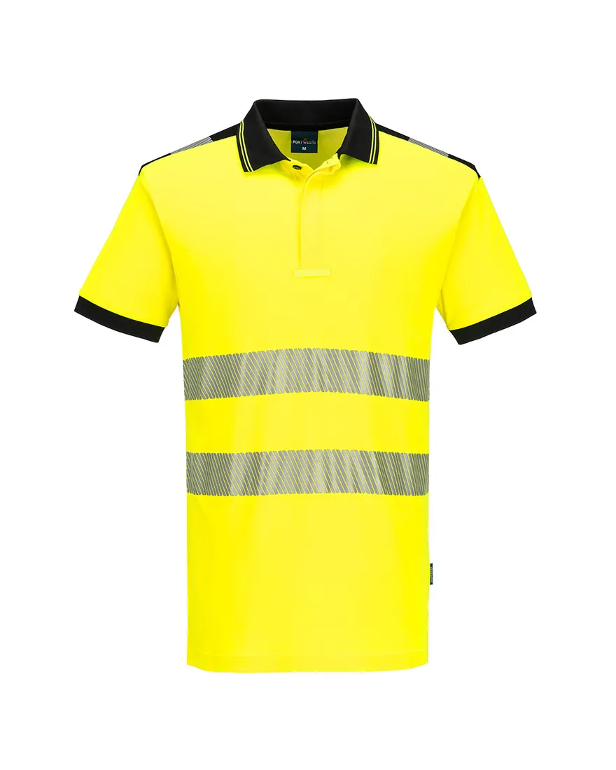 Hi-Visibility Polo PW3 Cotton Comfort Short Sleeve