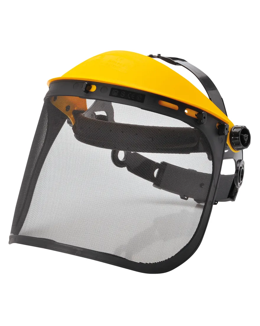 Headset with mesh screen