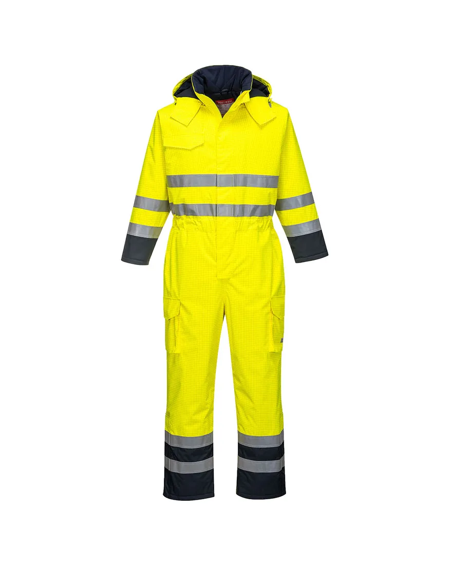 Hi-Vis Bizflame Rain Overall
