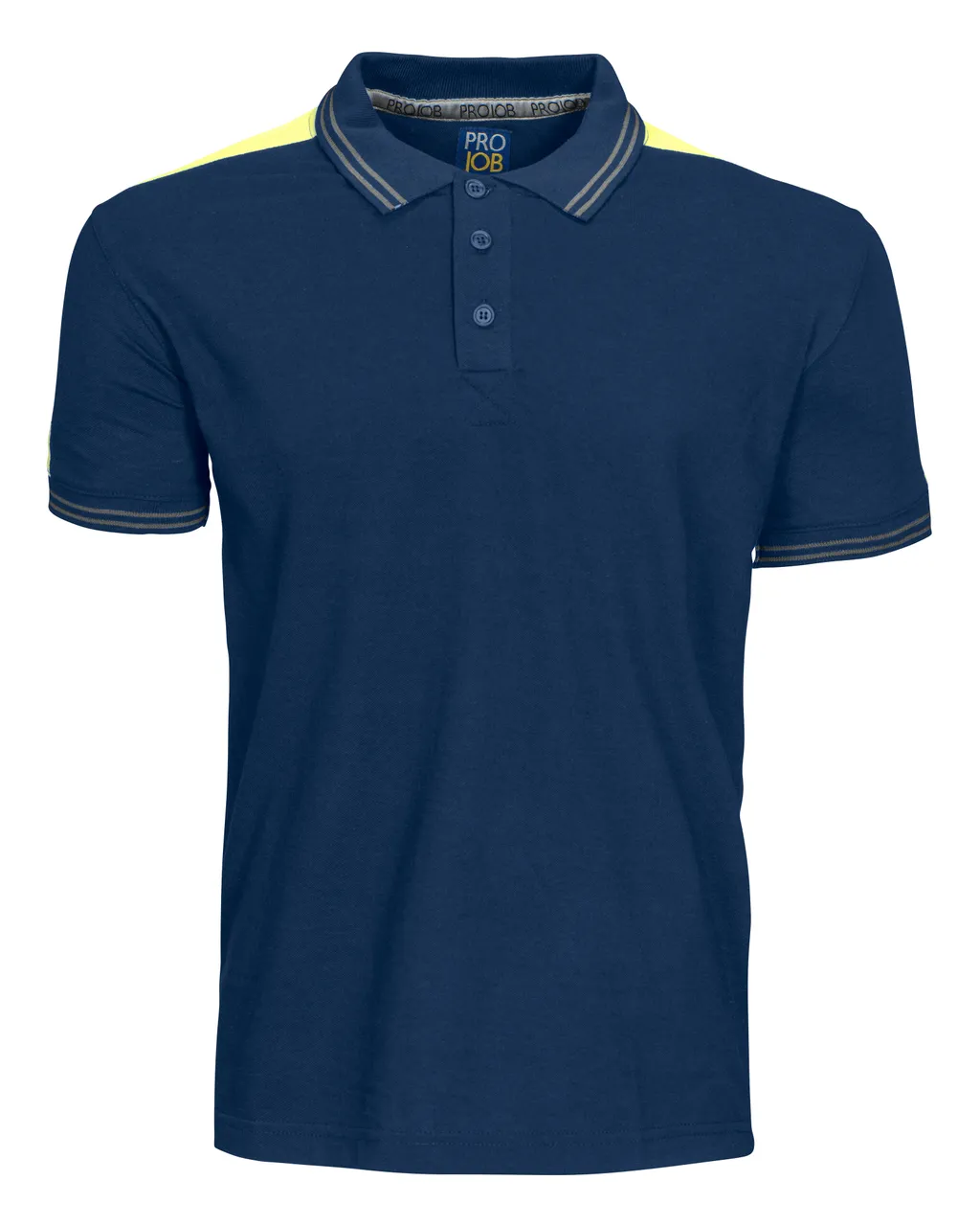 Polo mit fluoreszierenden Streifen 2018