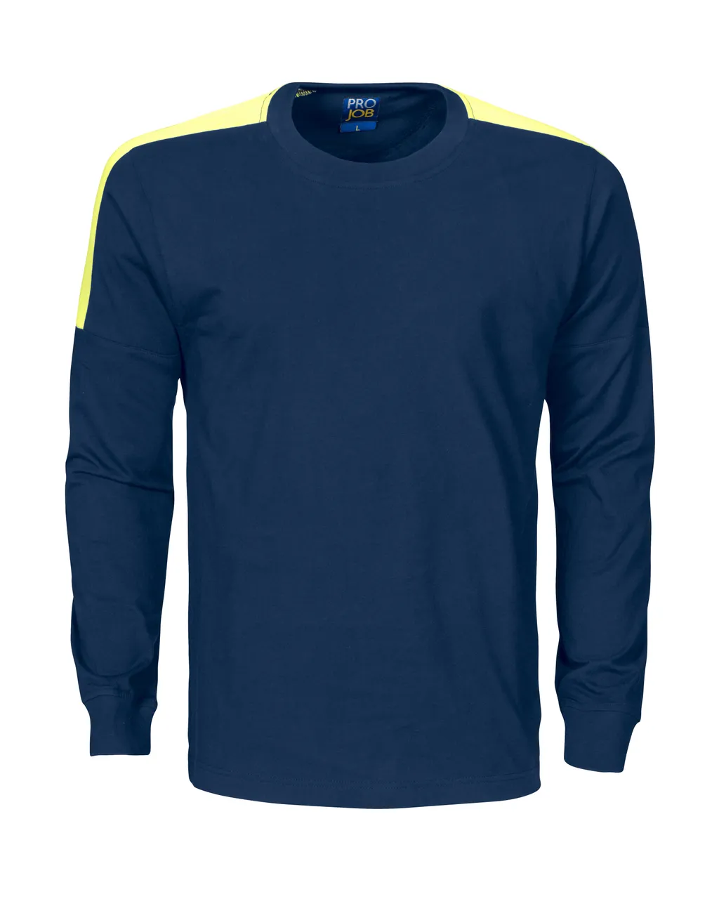 T-SHIRT MIT LANGEN ÄRMELN FLUORESZIERENDE BÄNDER