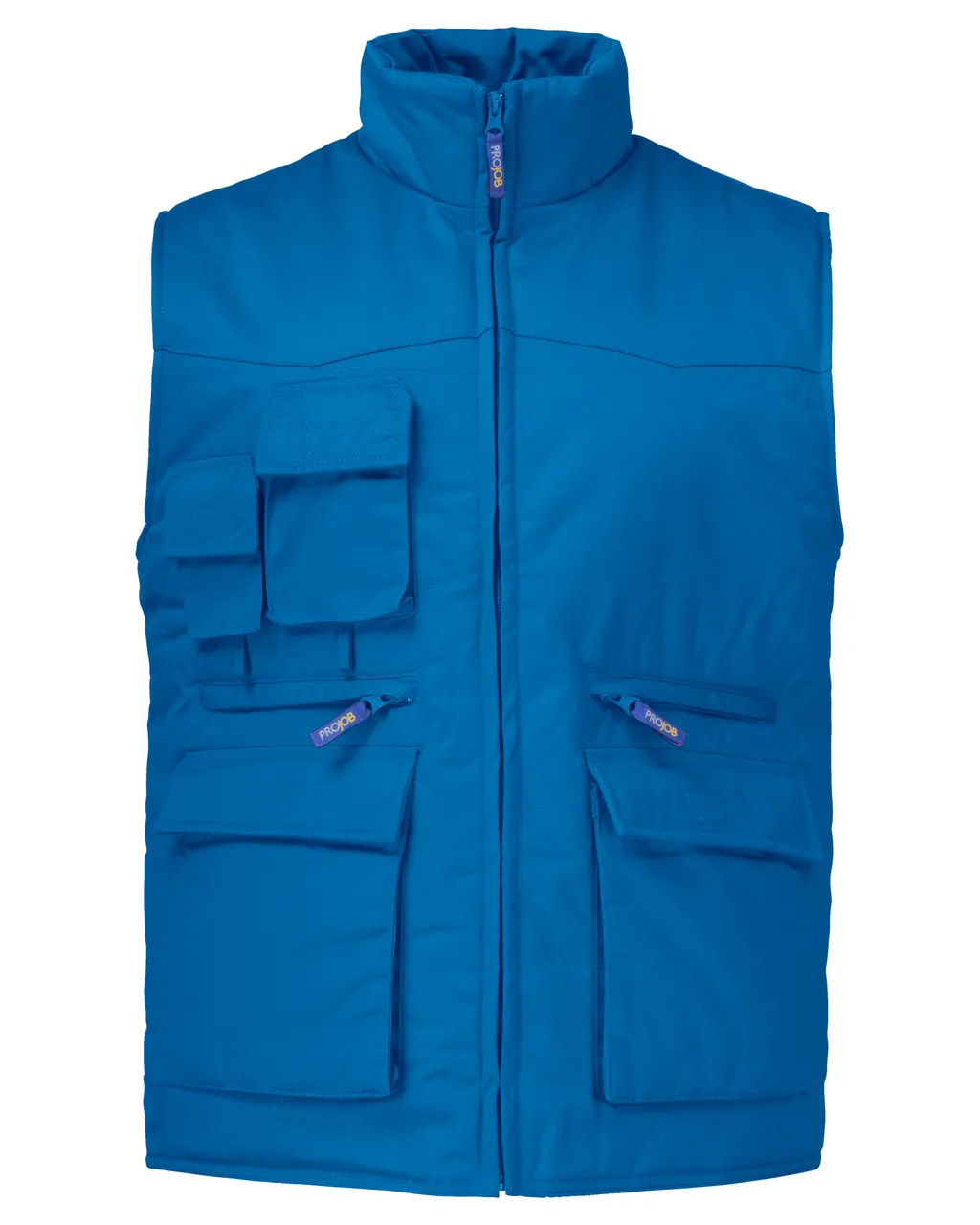 Sleeveless Padded Multi-Pocket Vest