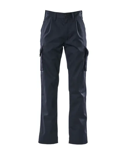 Trousers with thigh pockets