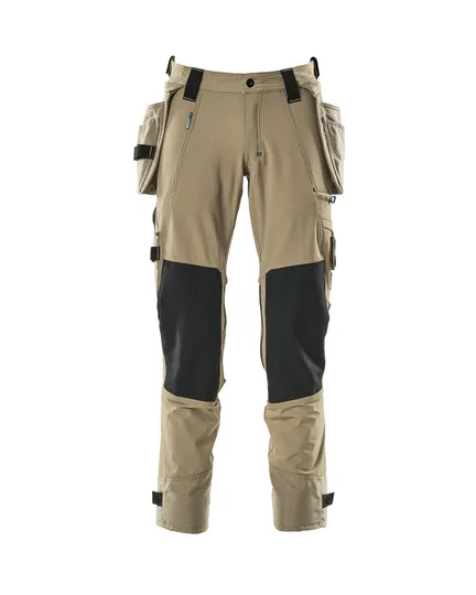 Pants with floating pockets
