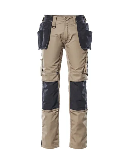 Pants with floating pockets