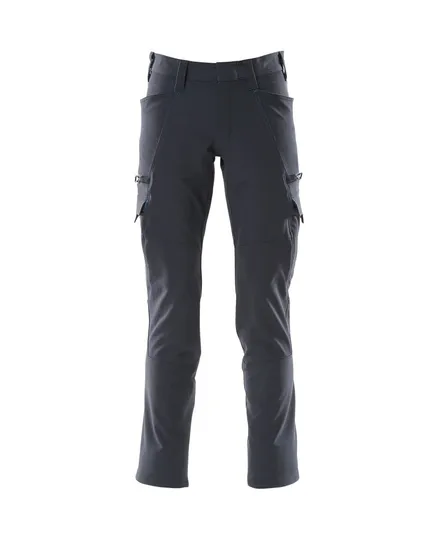 Trousers with thigh pockets