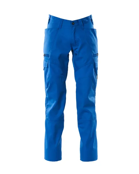 Trousers with thigh pockets