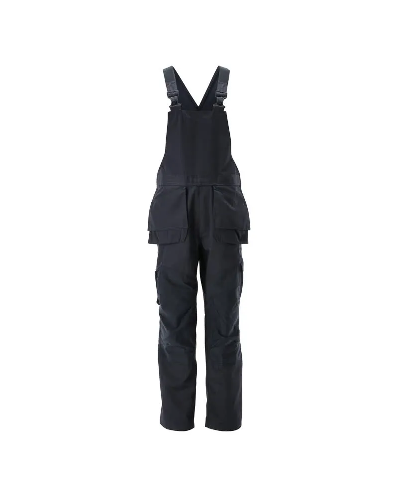 Overalls with floating pockets
