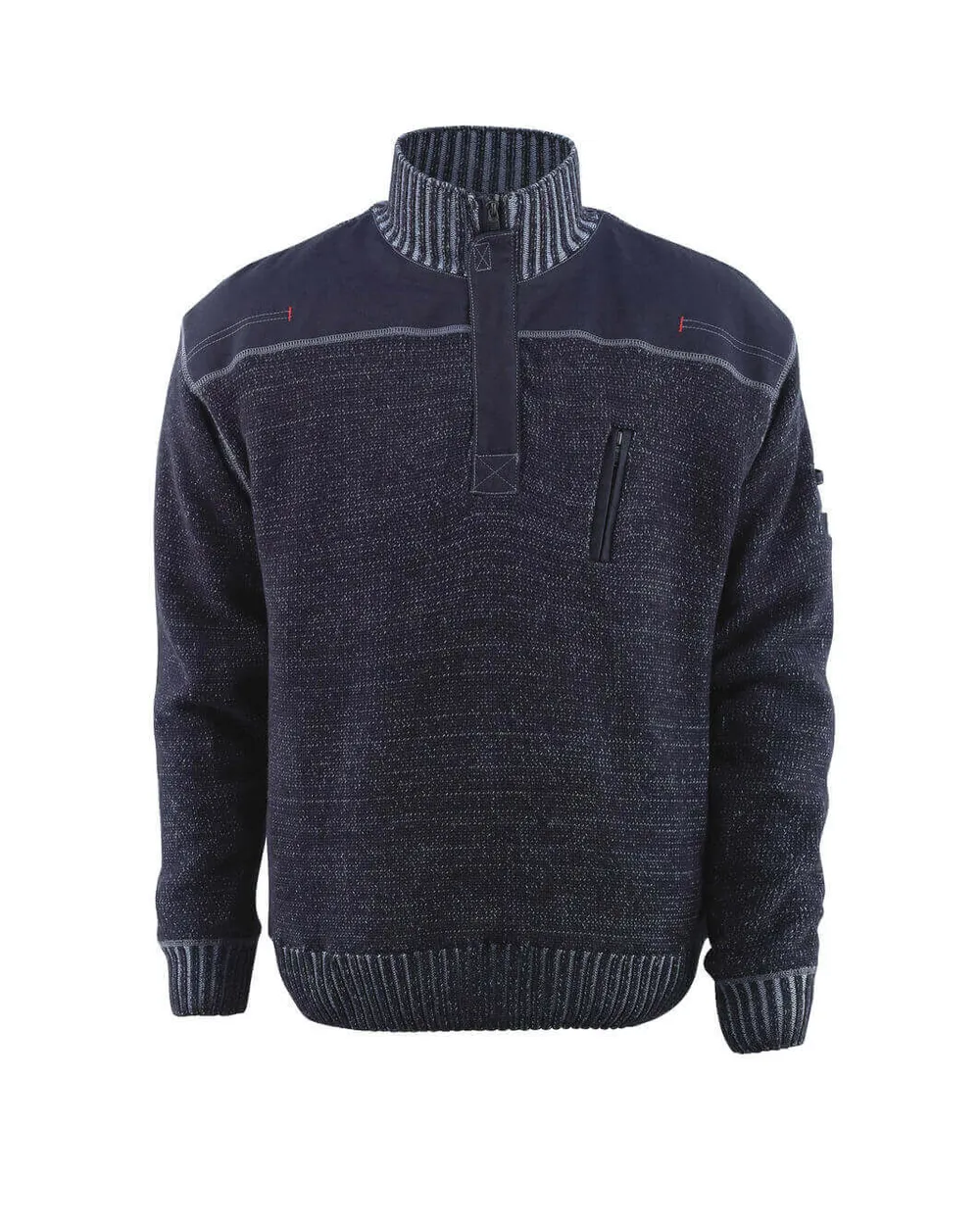 Half-zip trui