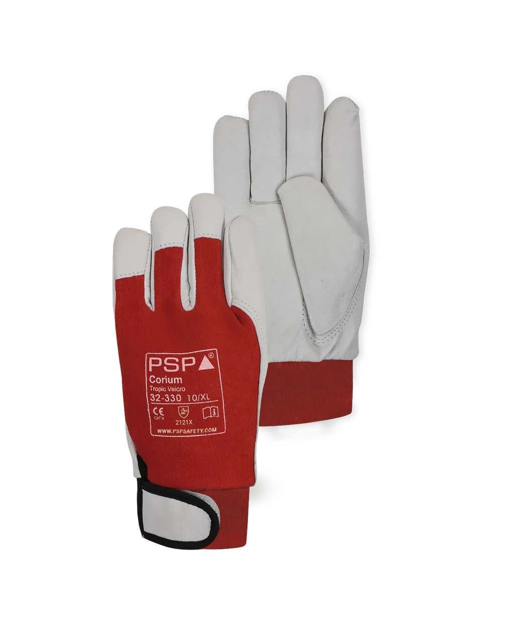 32-330 Leather Tropical Work Glove with Velcro Closure