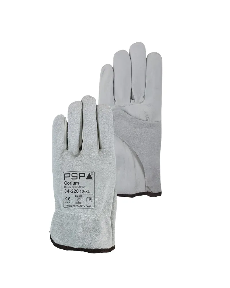34-220 Grain / Split Leather Driver Work Glove
