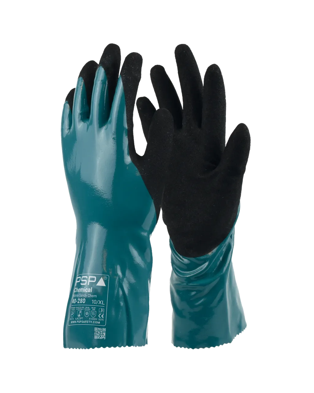 40-280 Chemical Nitrile Sandy Work Glove