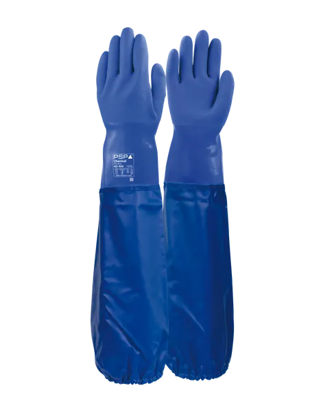 40-466 Chemical PVC Blue Work Glove