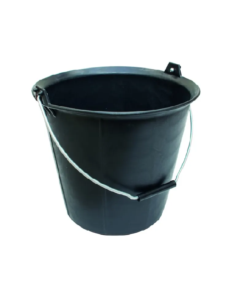 SEAU PRO BLACK 13L POIGNEE ET ERGOTS