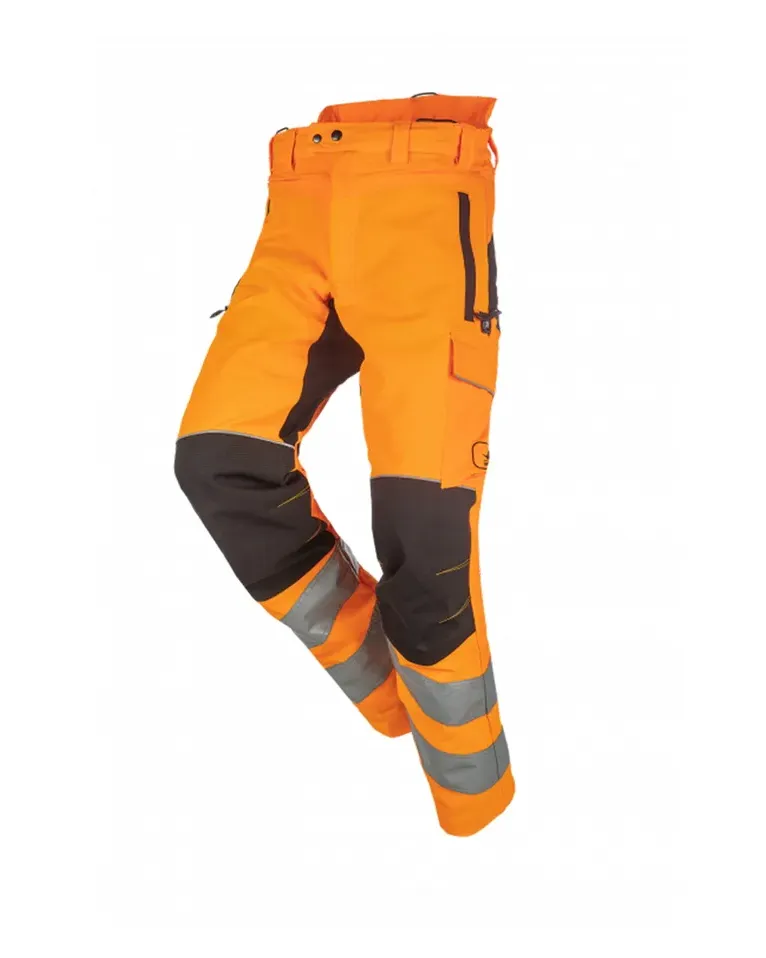 Pantalon anti-coupure, EN ISO 11393 classe 1 type A, EN ISO 20471 classe 2 1SAL Samourai HV