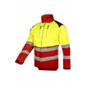 HV veste anti-coupure, EN 11393 classe 1 design B + protection ventrale, EN ISO 20471 classe 2 1SIB Forest Pro-tect - Bild 1