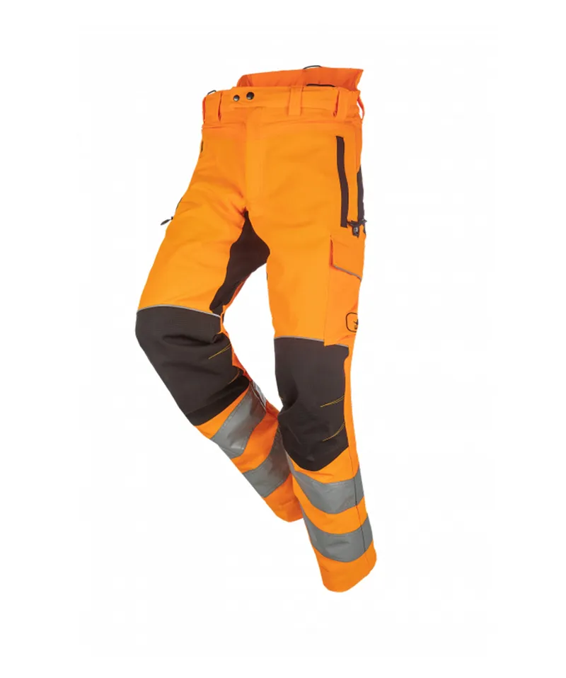 Pantalon anti-coupure, EN ISO 11393 classe 1 type A, EN ISO 20471 classe 2 1SAL Samourai HV