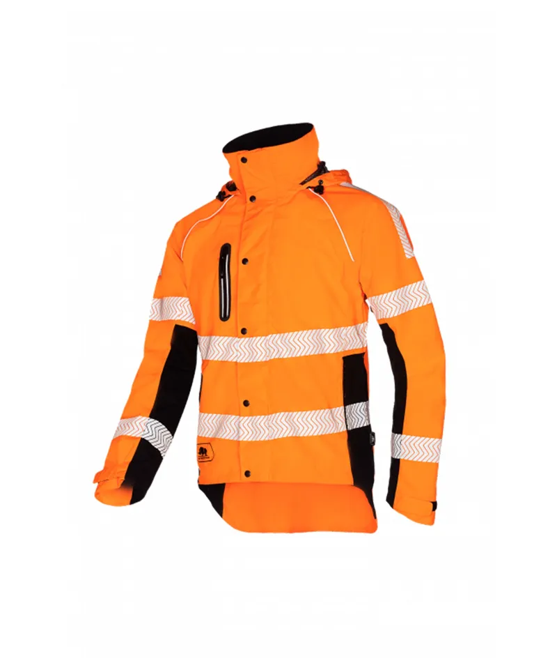 HV veste de pluie, EN 343 classe 4 4, EN ISO 20471 classe 3 1SMR Keiu HV