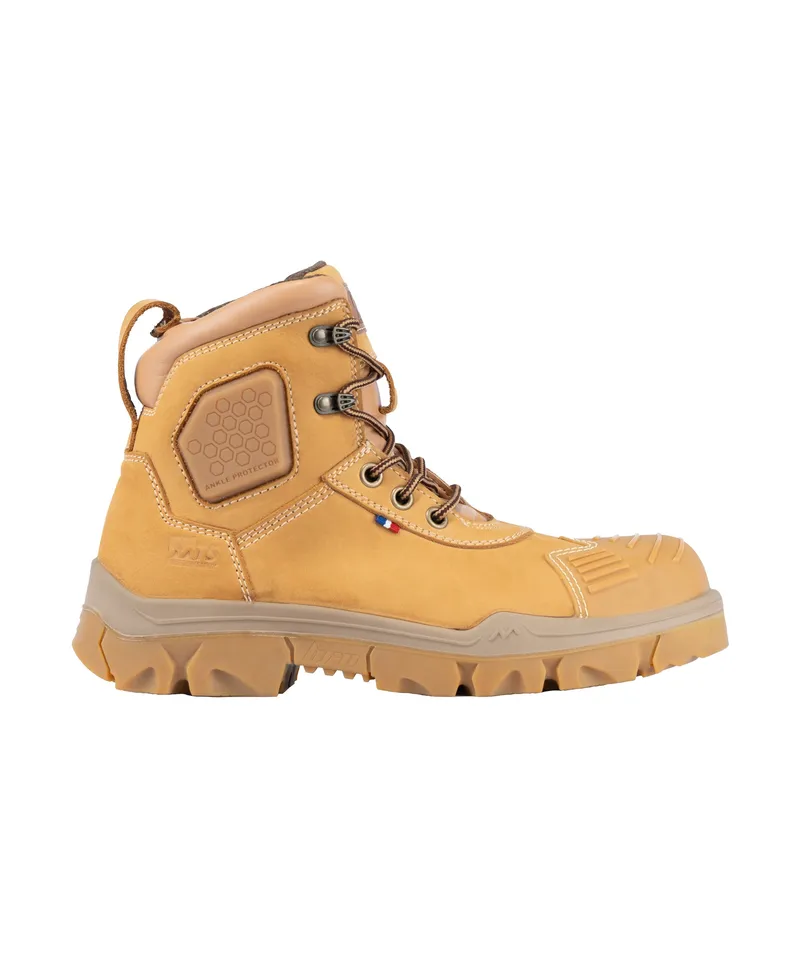 Chaussure de sécurité S3S HRO HI CI SC AN LG FO RC - EN ISO 20345:2022 Construction BTP Mid S3S